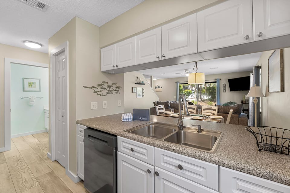 Condo, 2 Bedrooms, Resort View (286 - Sirenas on 30A) | Private kitchen | Full-size fridge, microwave, oven, stovetop