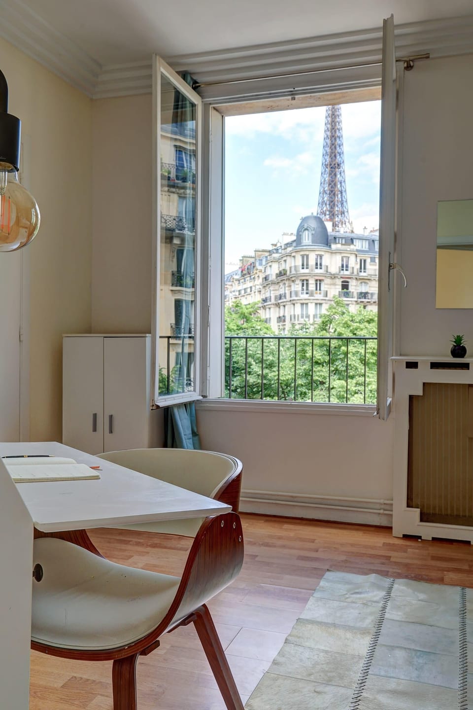 The space can be used as a work-from-home area