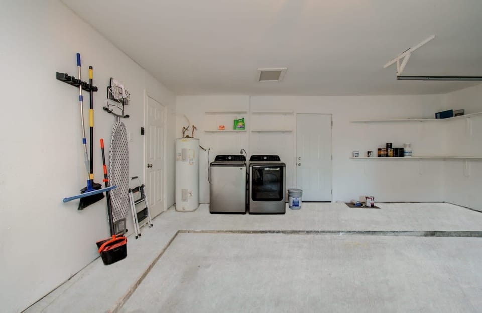 Looking to refresh your clothes during your stay? Use of this washer and dryer is included complimentary with your stay.