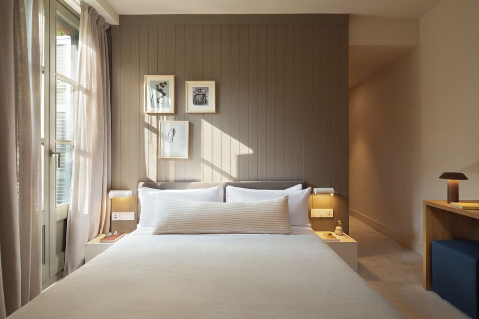 Design Corner | Desk, blackout drapes, soundproofing, free WiFi