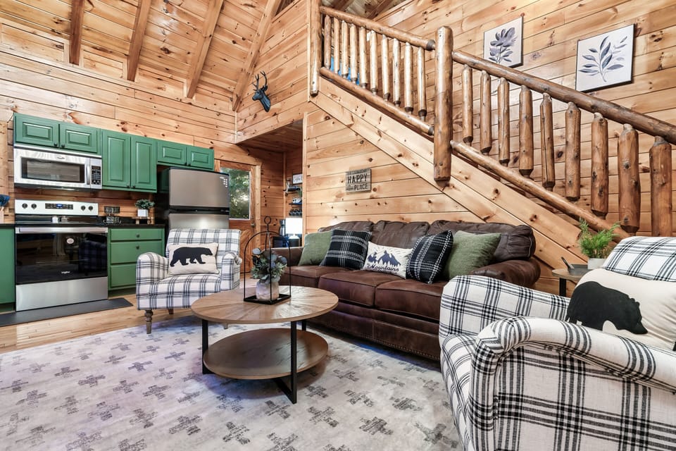 A comfortable living space with a cozy atmosphere for unwinding.