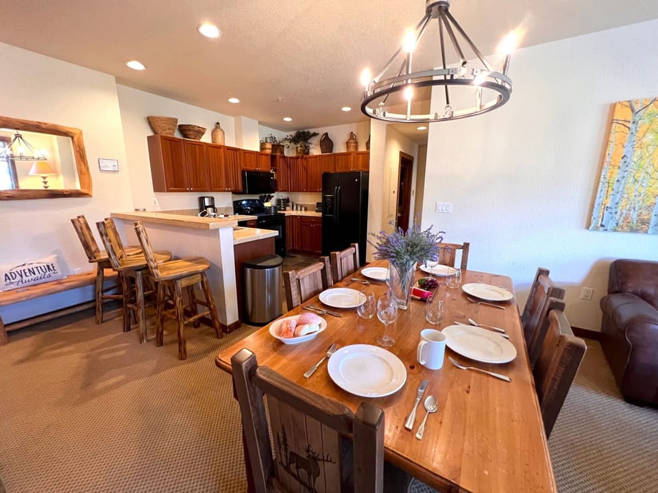 Sit and savor a cup of coffee of glass of wine while talking to the chef