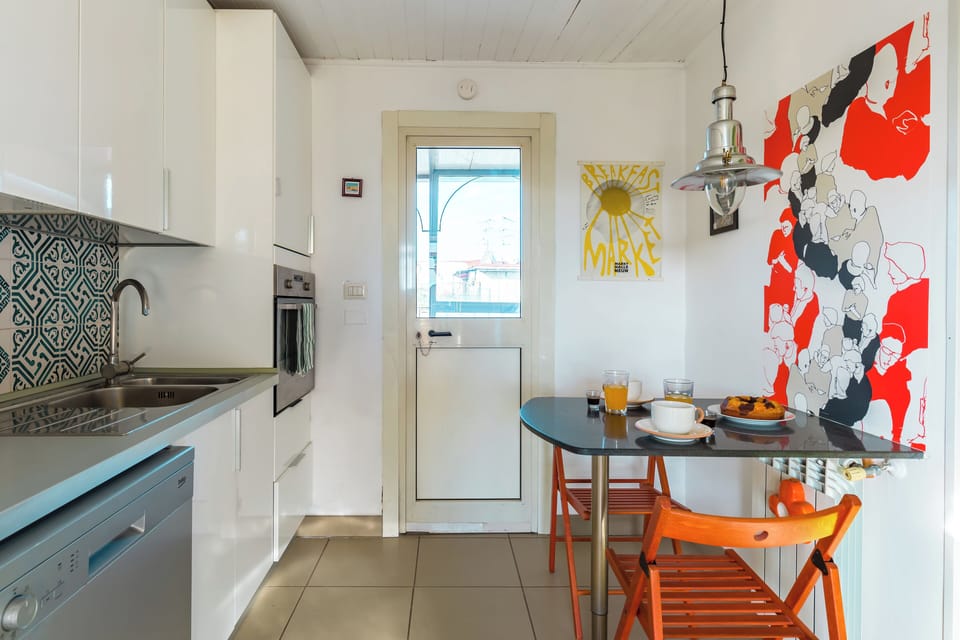 Apartment, City View | Private kitchen | Dining tables