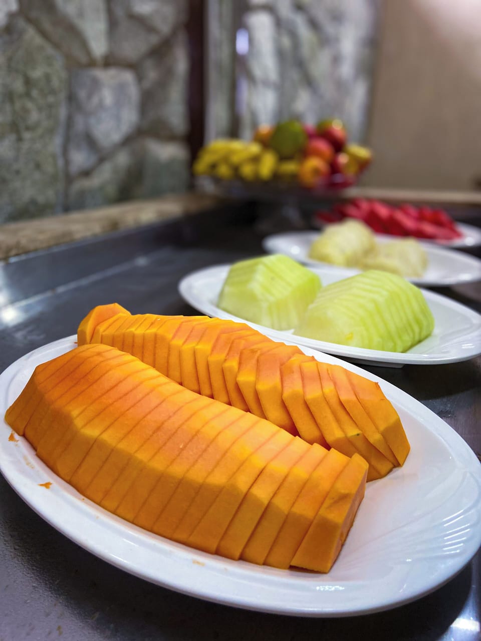 Free daily buffet breakfast