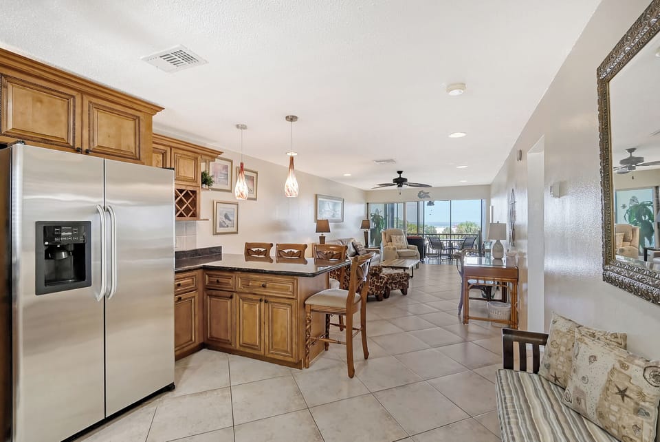 Kitchen - Stainless steel appliances.