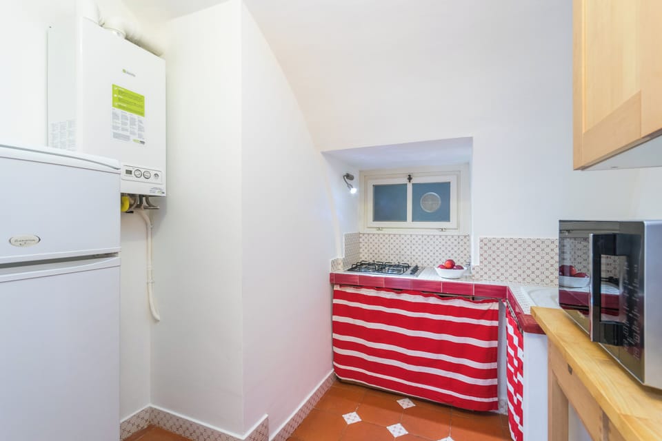 Apartment | Private kitchen | Fridge, microwave, stovetop, dishwasher