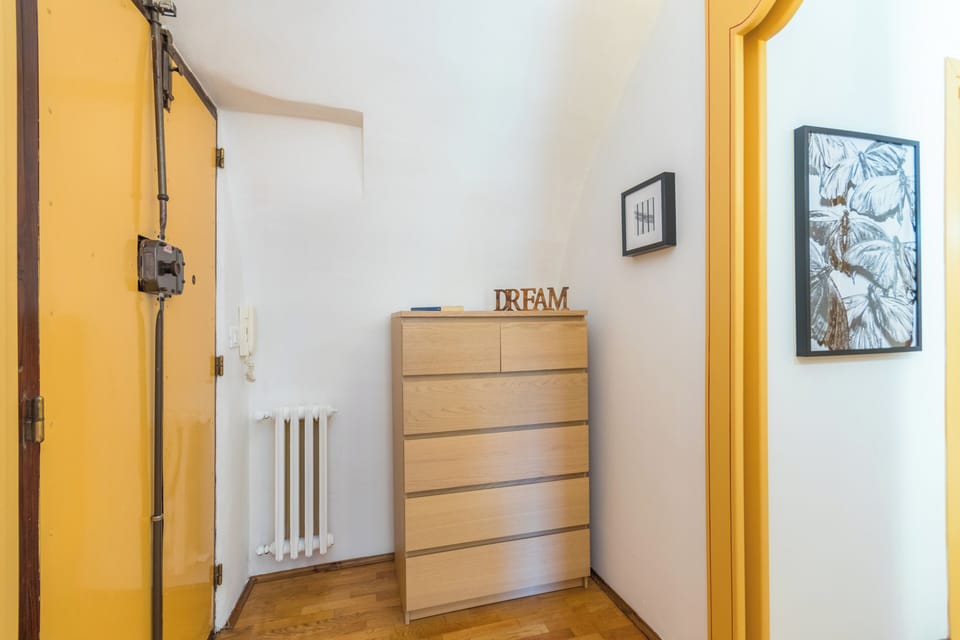 Interior entrance