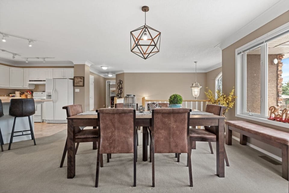 Dining area upstairs