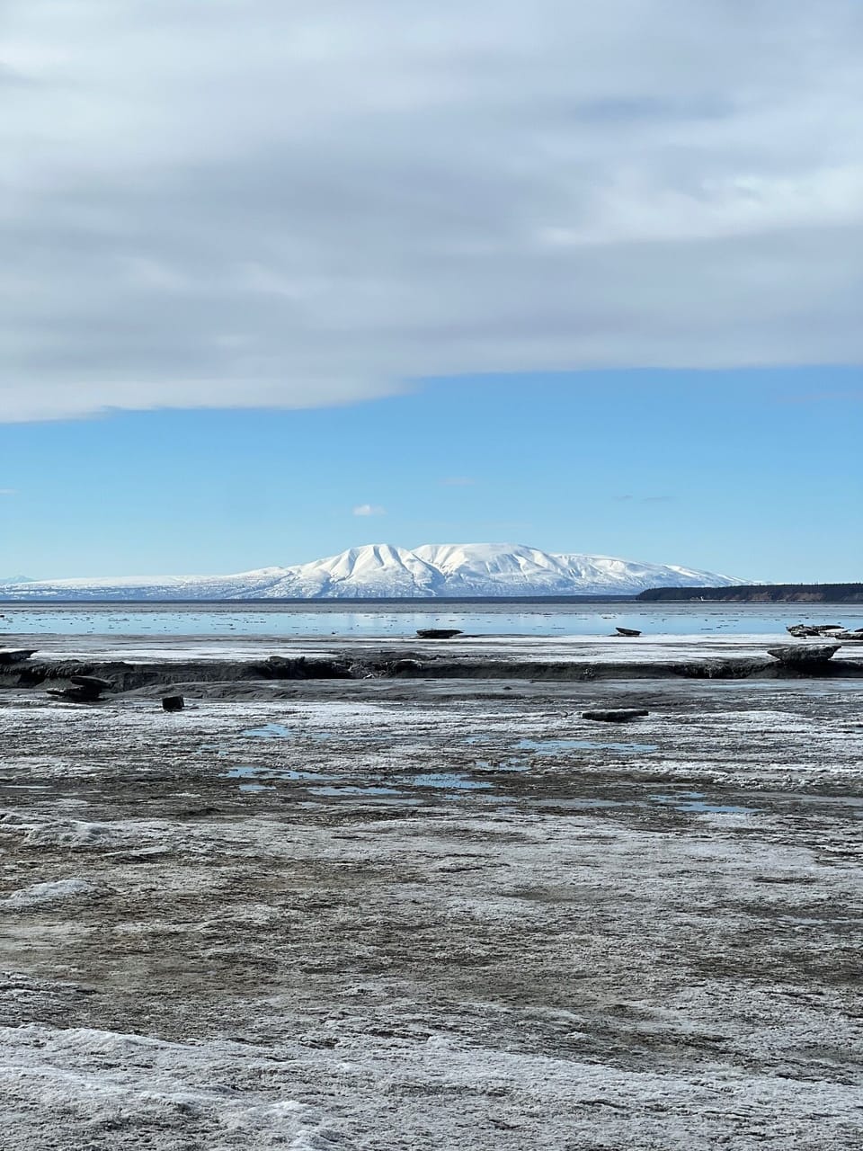 Easy views of The Sleeping Lady from the neighborhood. Sometimes can spot Denali