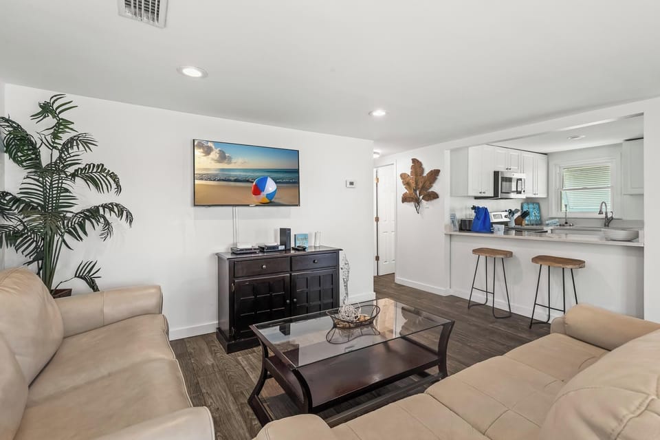 Upstairs living area