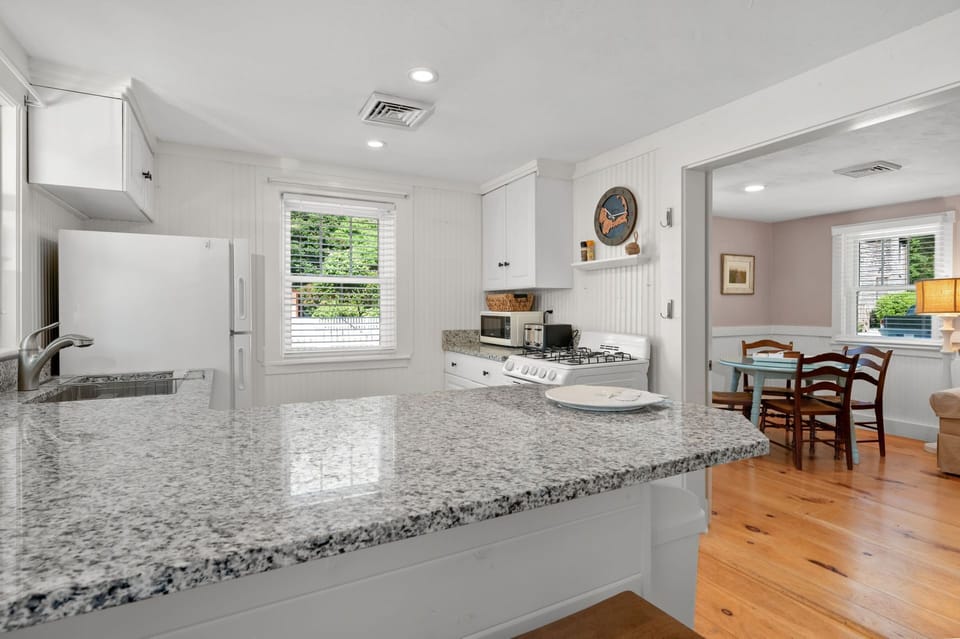 Kitchen looking toward dining area