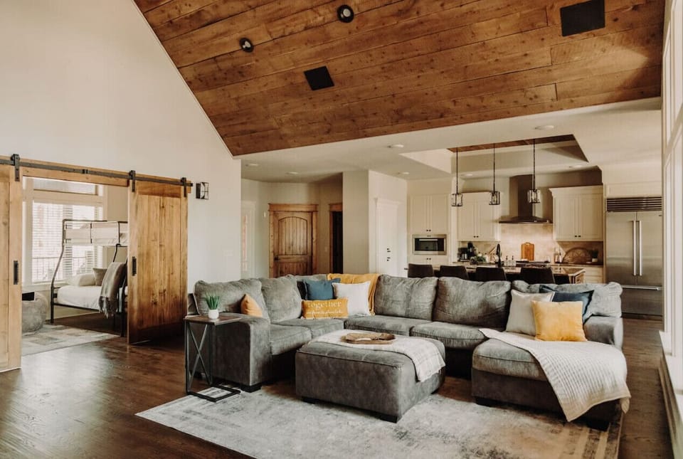 Take a load off: Enjoy some relaxation on our comfy couch.