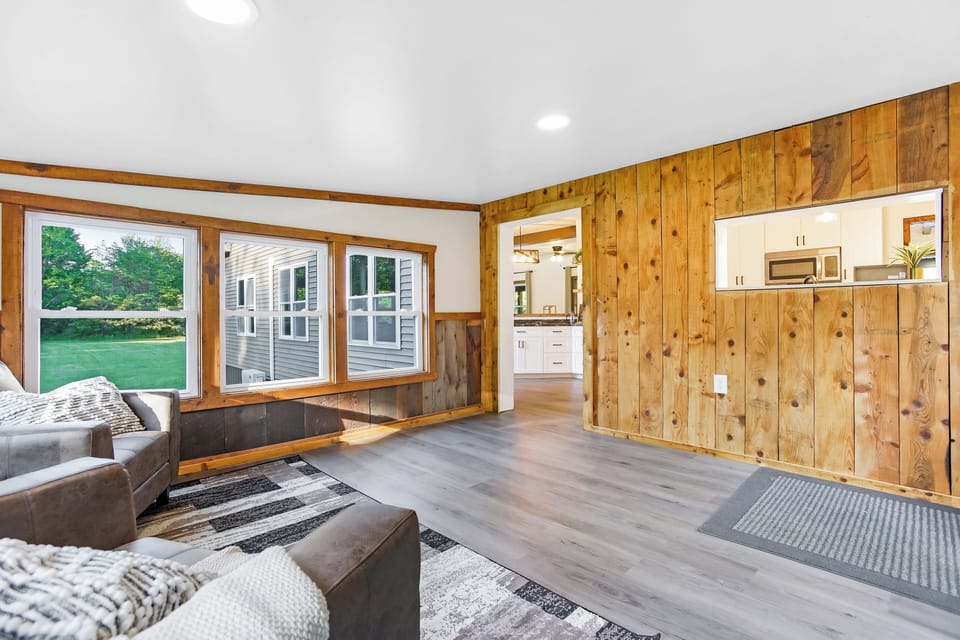 Next to the kitchen is a secondary living room!