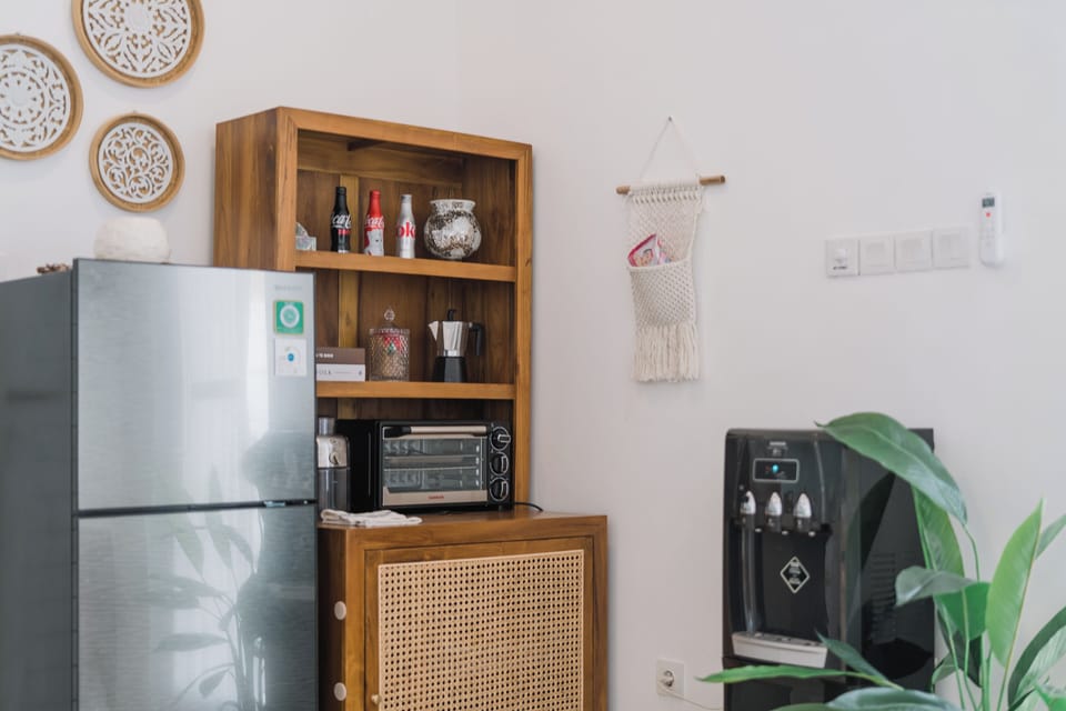 Exclusive Villa, 2 Bedrooms, Private Pool | Private kitchen | Fridge, oven, rice cooker, highchair