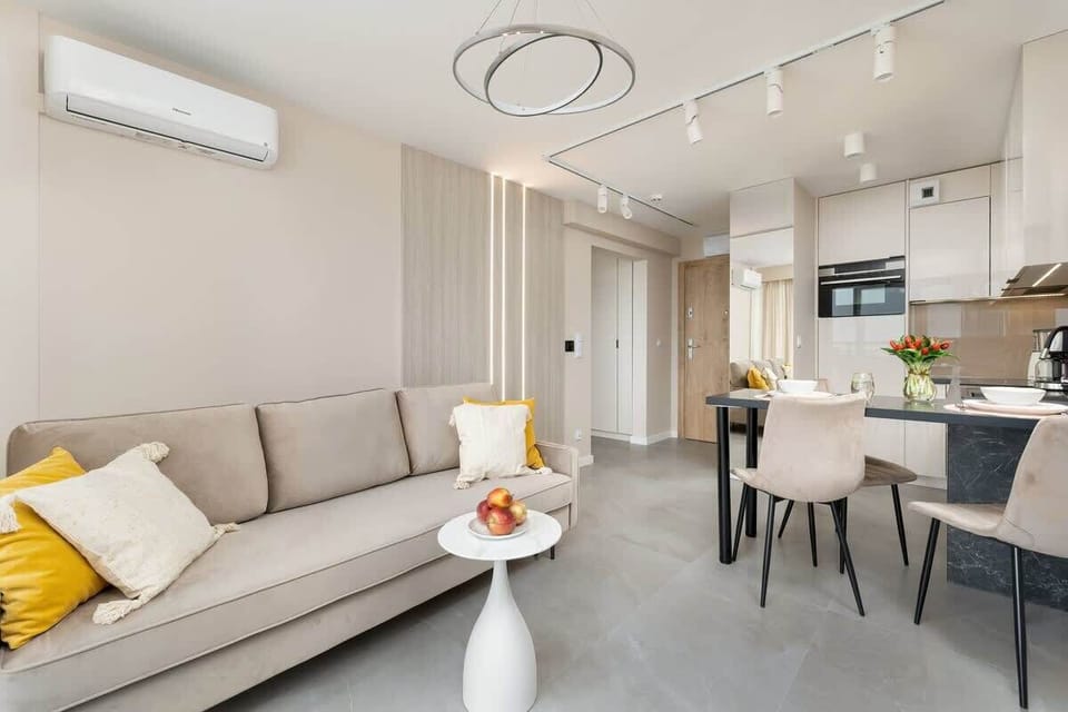 Comfortable and stylish seating arrangement ideal for relaxation.


