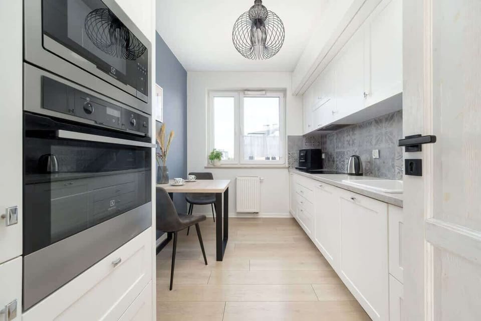 Modern appliances and smart layout for easy cooking.