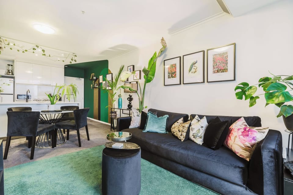 LIVING & DINING: Sunlit and airy, the perfect backdrop for coffee, conversation, or shared meals