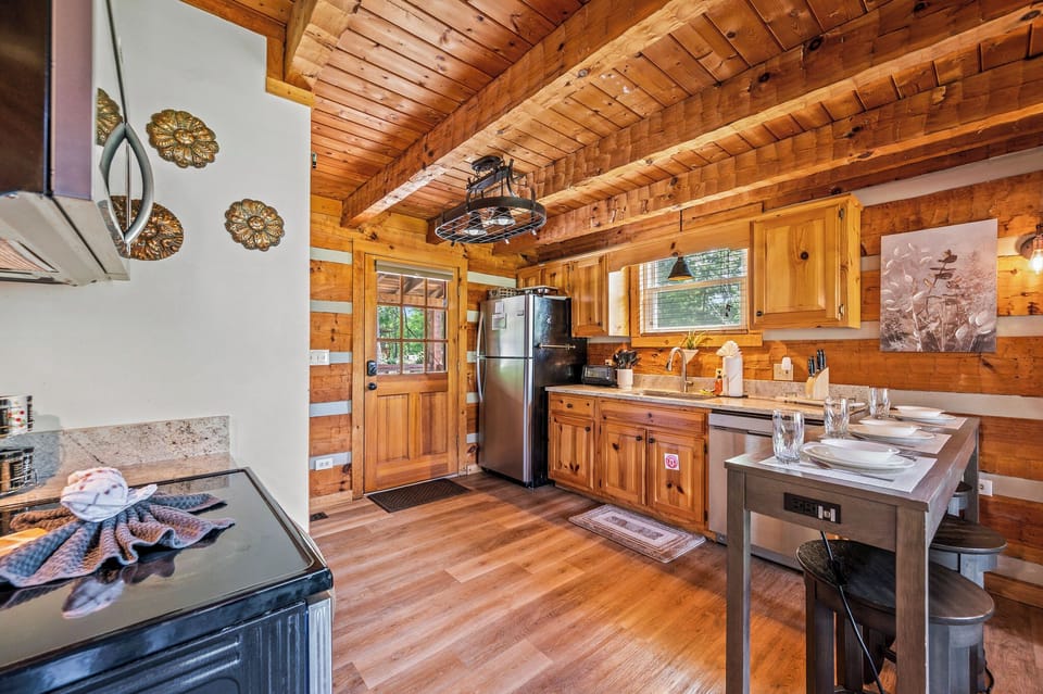Honey Hive's fully equipped kitchen