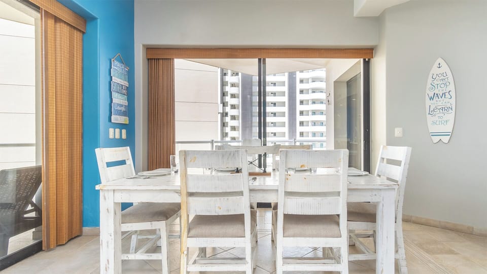 Dining table.