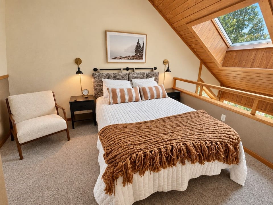 Lofted Master Queen Bedroom