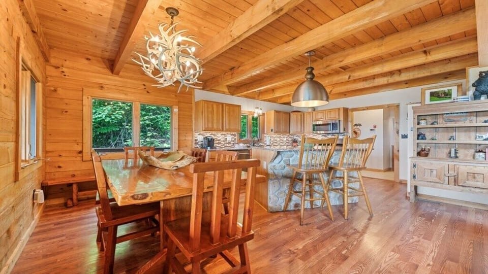 View from Dining Room into Kitchen