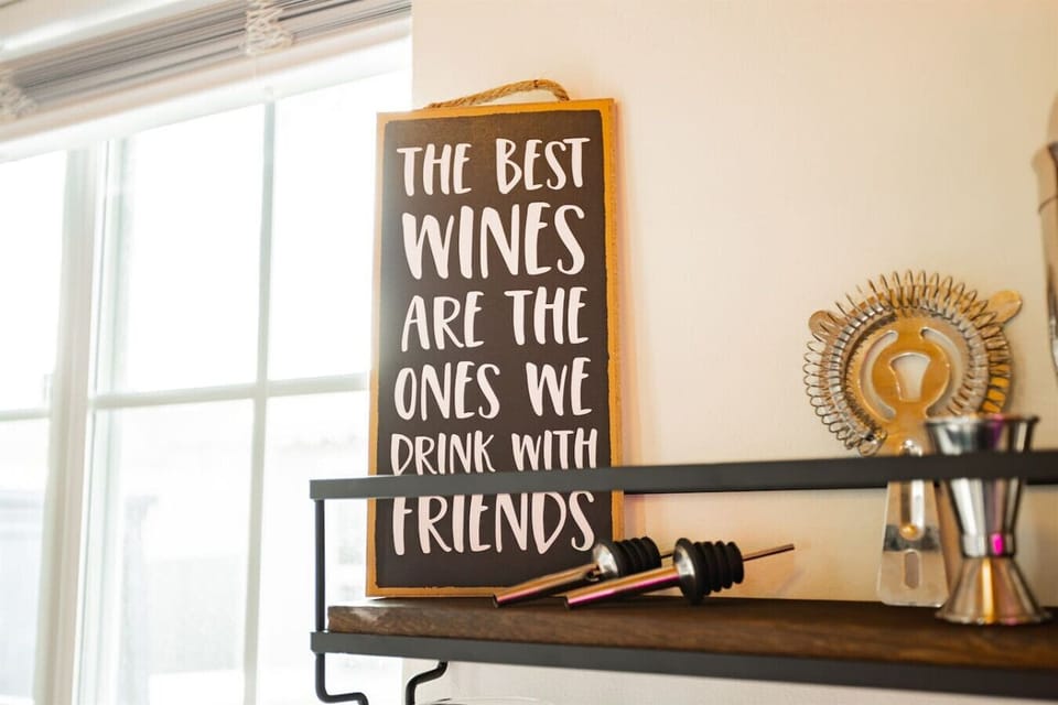 Wet Bar & Mixology Corner: Craft custom cocktails or pour your favorite vintage with friends using these dedicated bar accessories, bar tools, strainers, and playful wall decor.