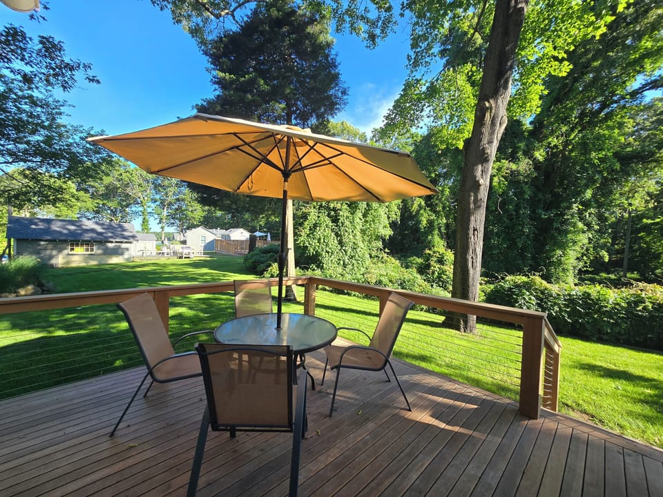 Waterview from private deck with BBQ 