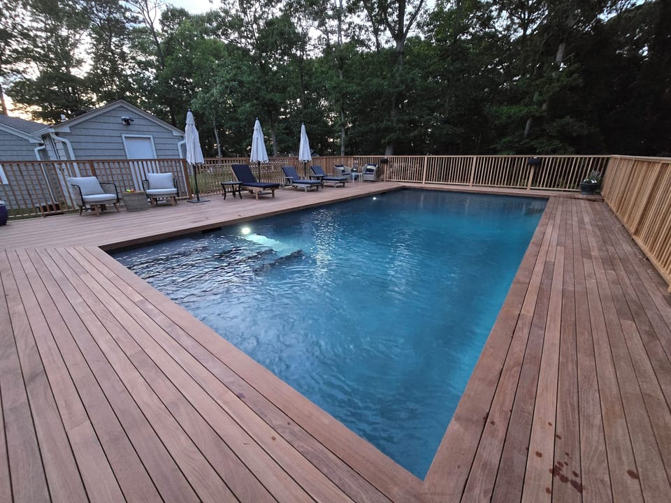 shared gunite pool