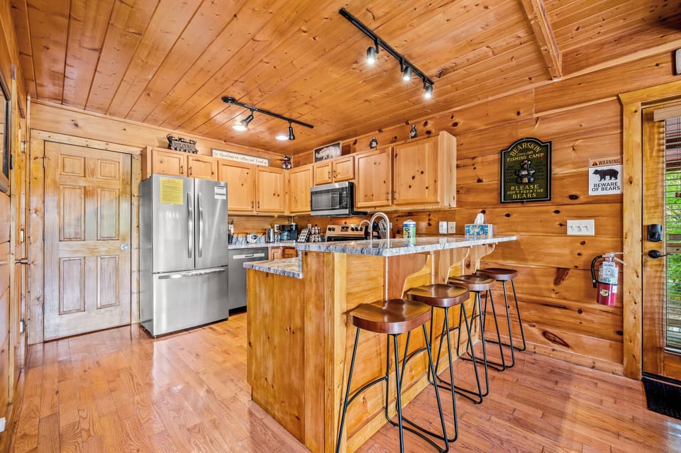 Fully stocked and updated kitchen for your enjoyment. 
