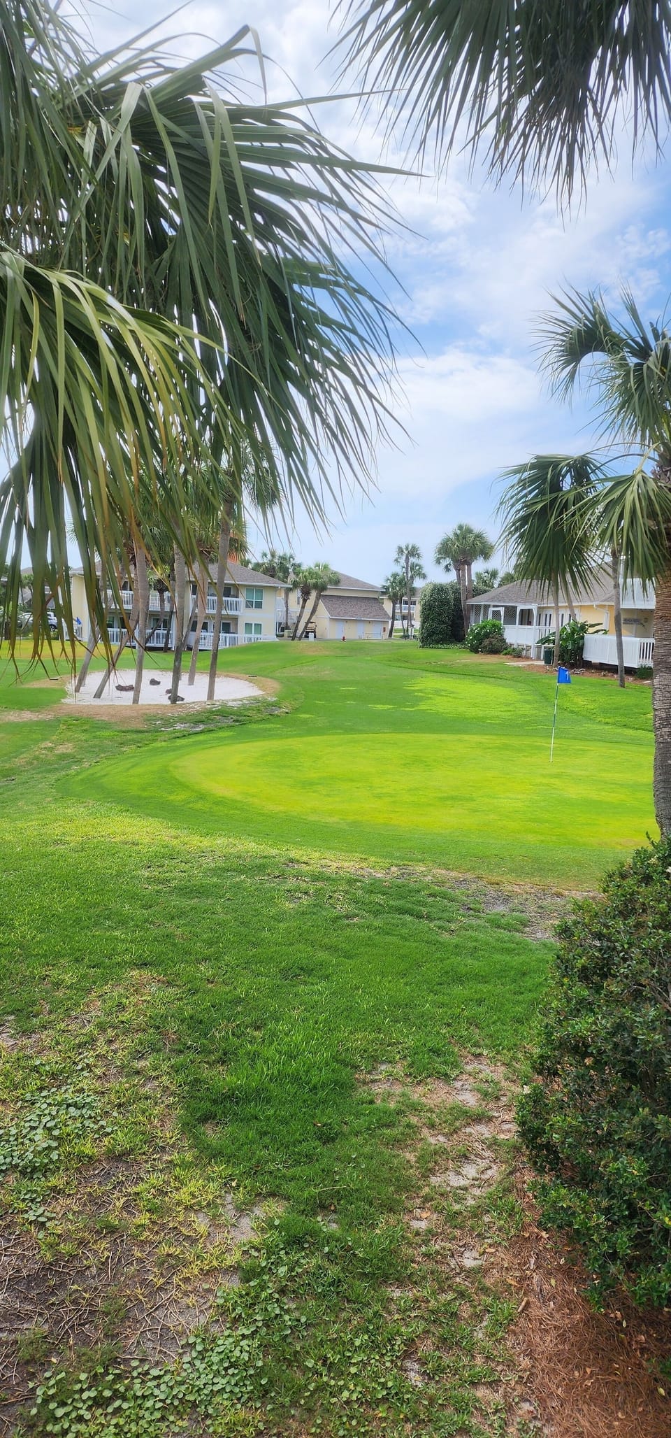 one of the golf holes in the back of the condo