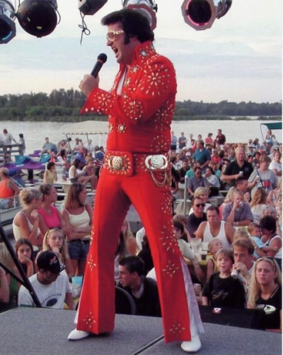 Elvis performs Saturday nights throughout the summer at dockside!