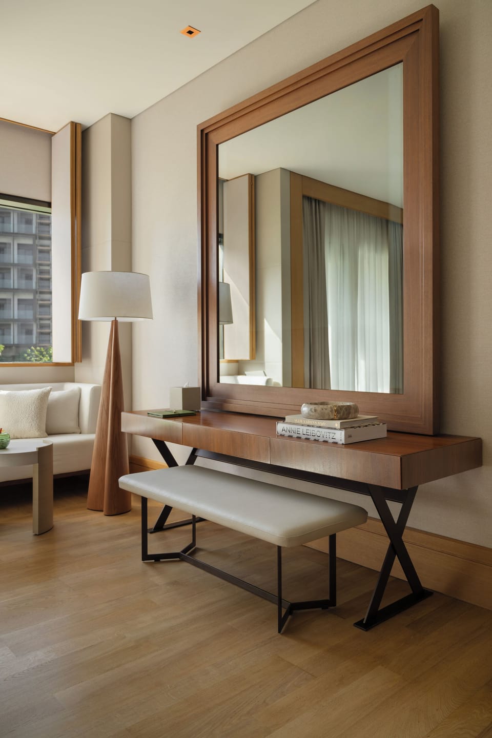 Premium bedding, down comforters, minibar, in-room safe