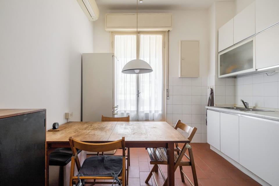 Apartment, Balcony | Private kitchen | Full-size fridge, microwave, oven, stovetop