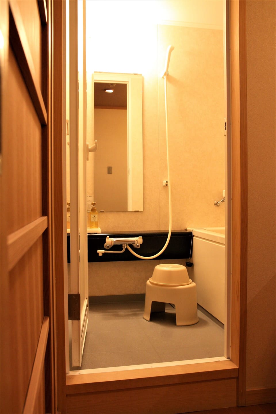 Family Room (16 Tatami-mats), Non Smoking, Sea View | Bathroom | Hair dryer, slippers, towels