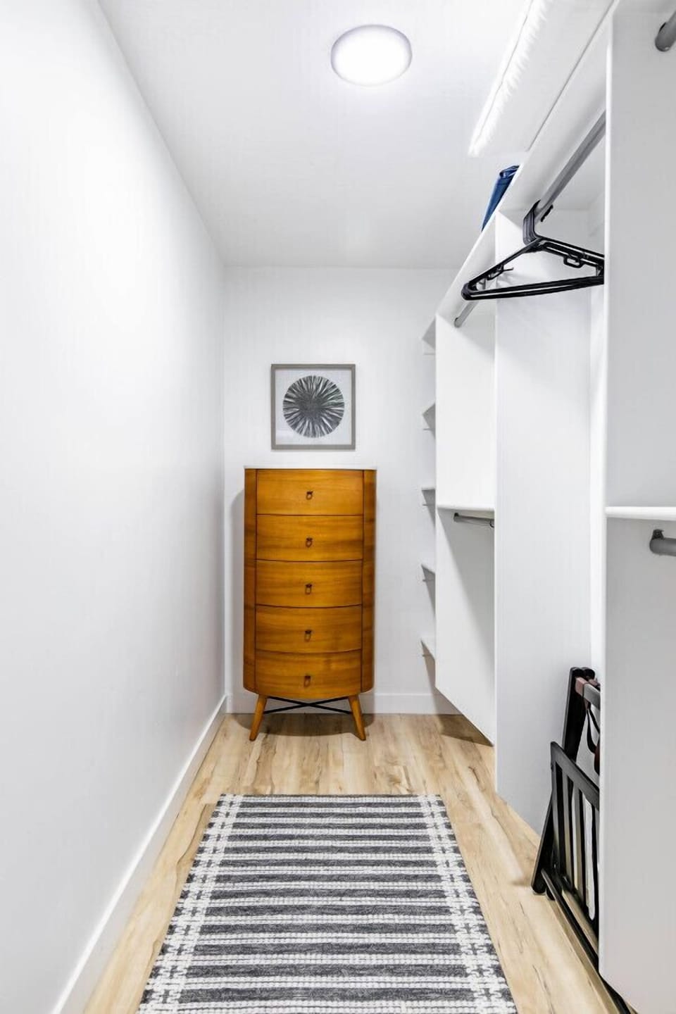 So grateful for this spacious closet.