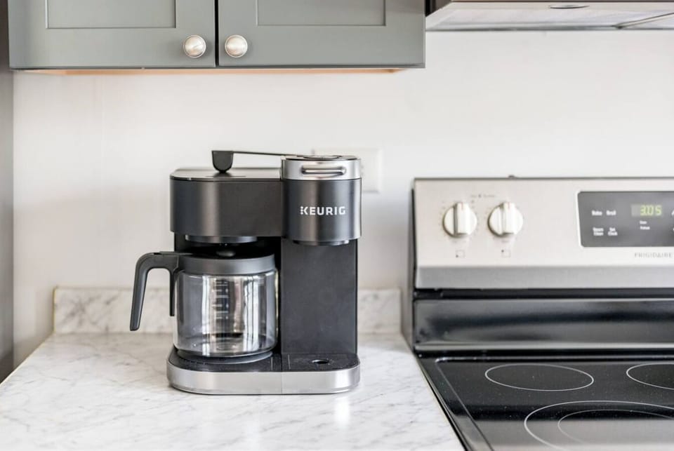 A Keurig Duo is provided for our coffee drinkers!
