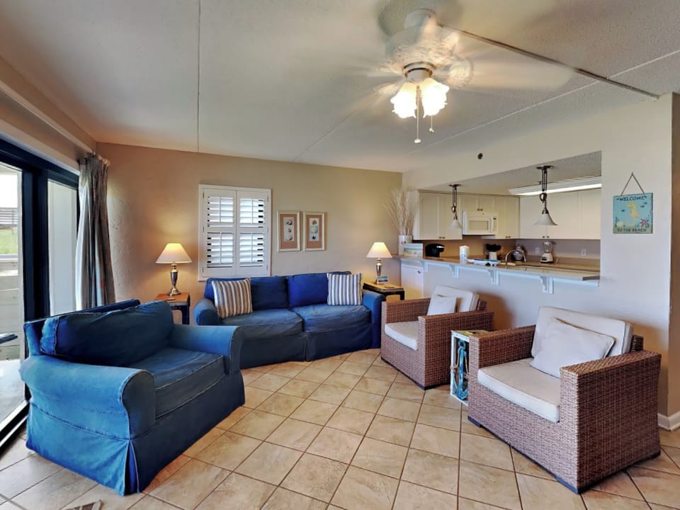 Condo, Multiple Beds, Balcony, Ocean View (Ocean Breeze West #106) | Living area | 42-inch flat-screen TV with digital channels, TV
