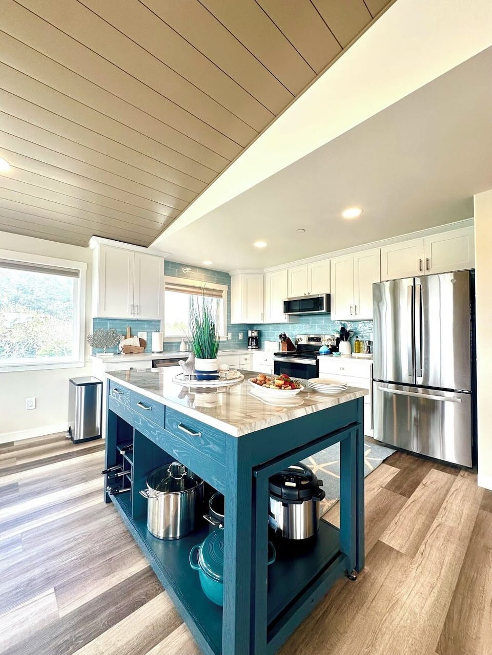 Top-of-the-line appliances and all the amenities you need to prepare a meal.