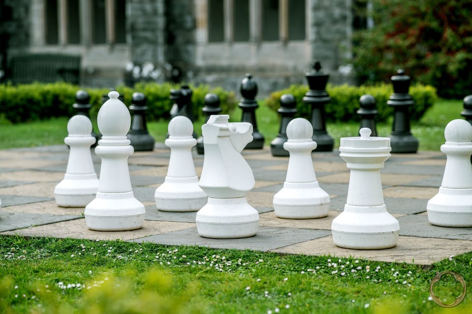 Cloister gardens for guest use