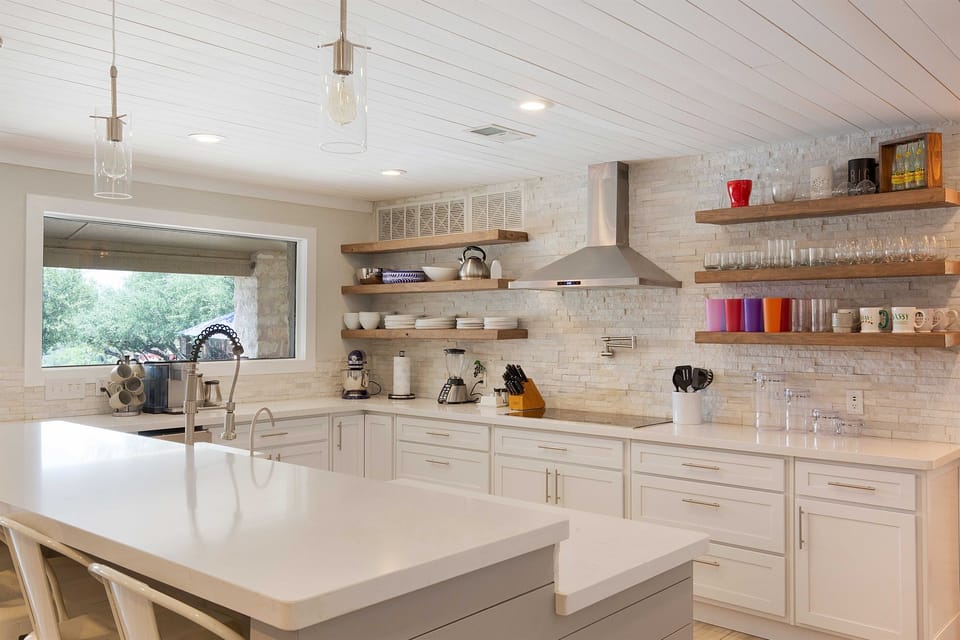 Spend more time relaxing and socializing with family and friends while preparing great meals in our open kitchen.