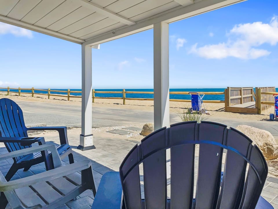 Front Porch with beach entrance - 251 Old Wharf Road Unit 57 Dennis Port - Blue Horizon