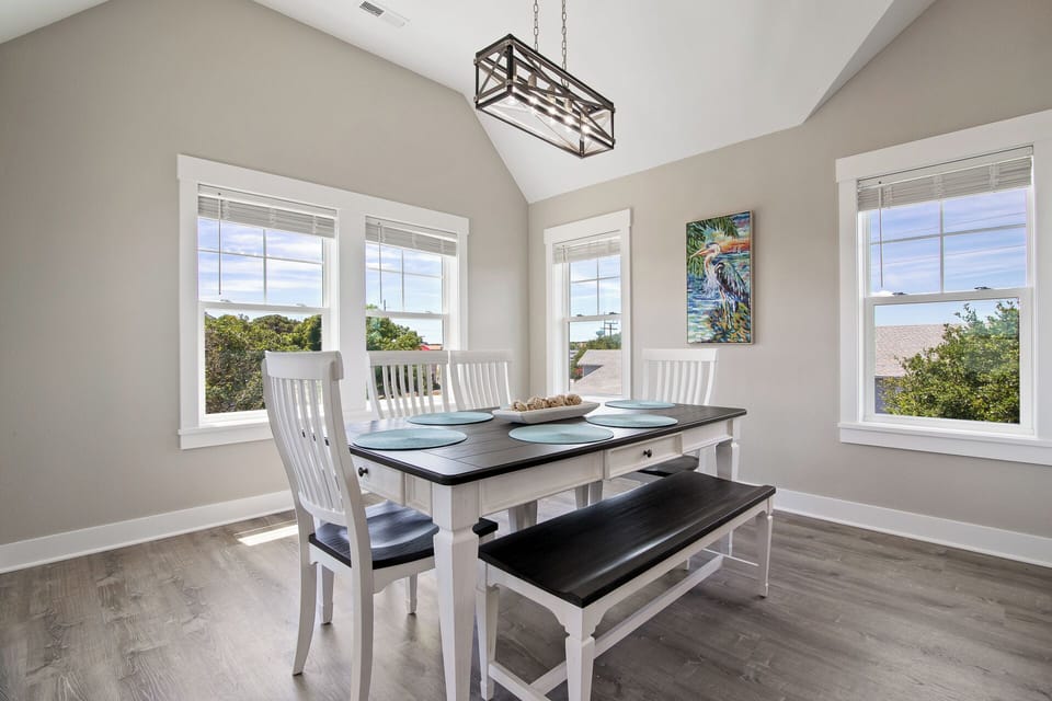 Eat together in the beautiful Dining Area.