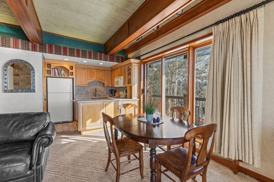 Kitchen & dining with a view