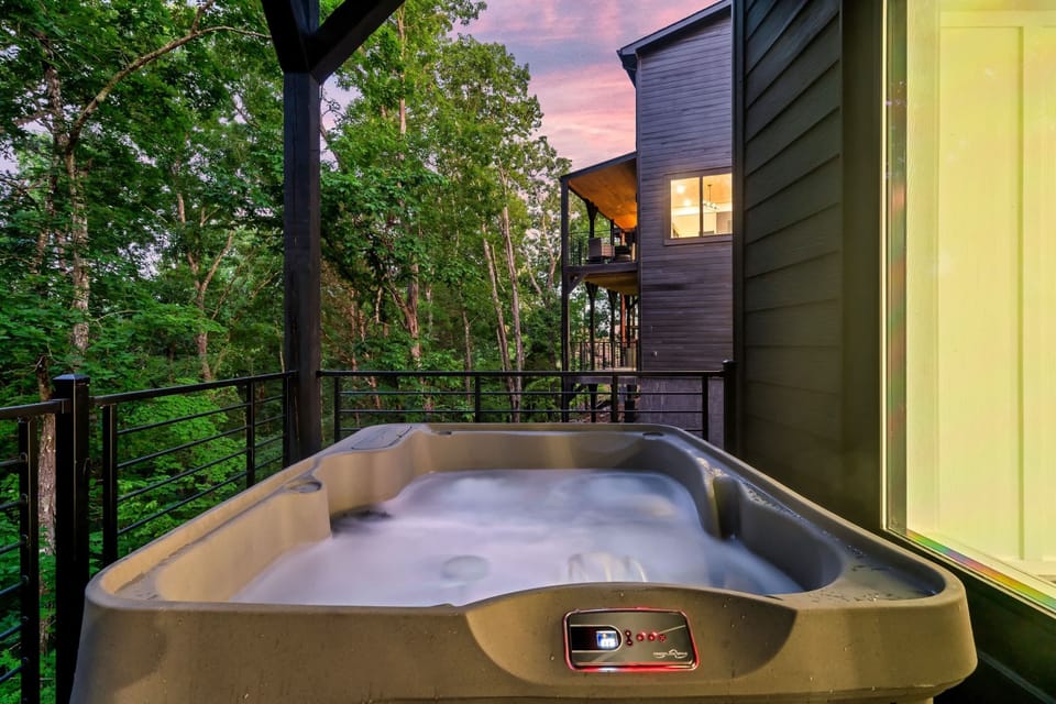 Just off of the pool room enjoy your private hot tub. Drained and cleaned after every guests stay!