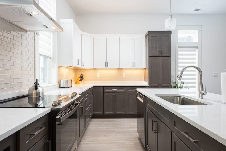 Modern Fully Stocked Kitchen with Everything You Need