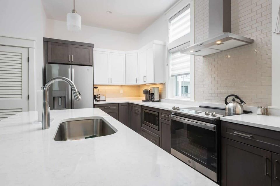 Modern Fully Stocked Kitchen with Everything You Need