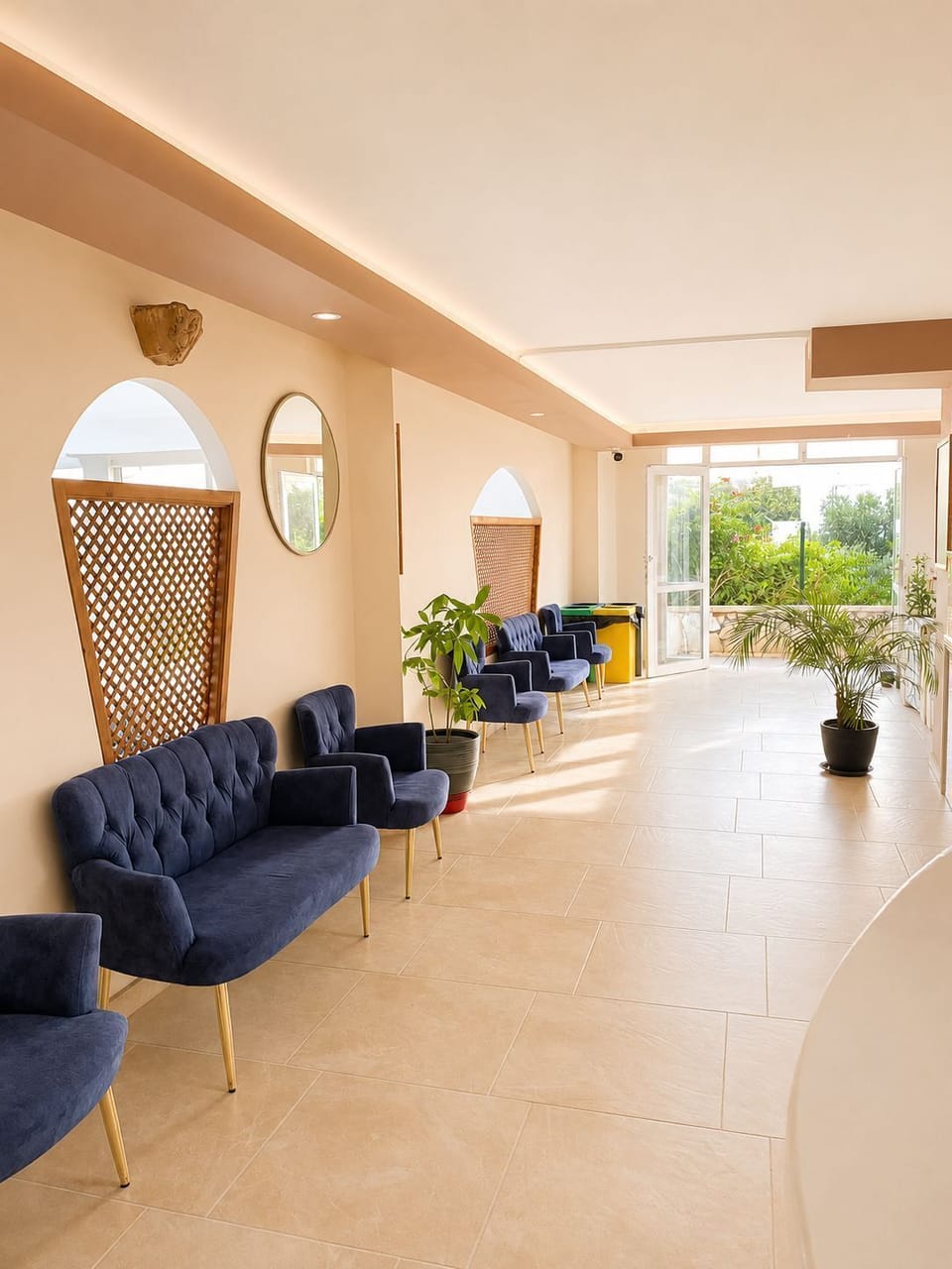 Lobby sitting area