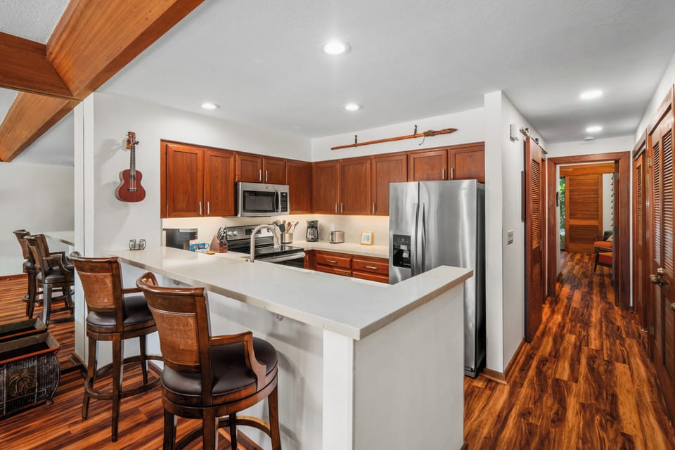 Enjoy cooking and dining in this beautiful open and upgraded space.