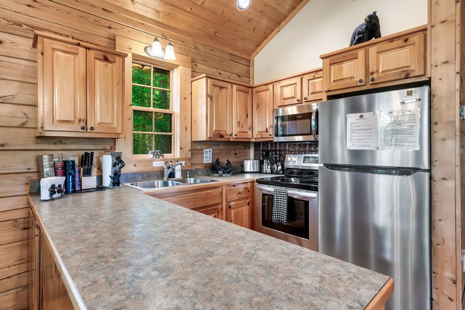 You'll find everything you need in our fully-equipped kitchen!
