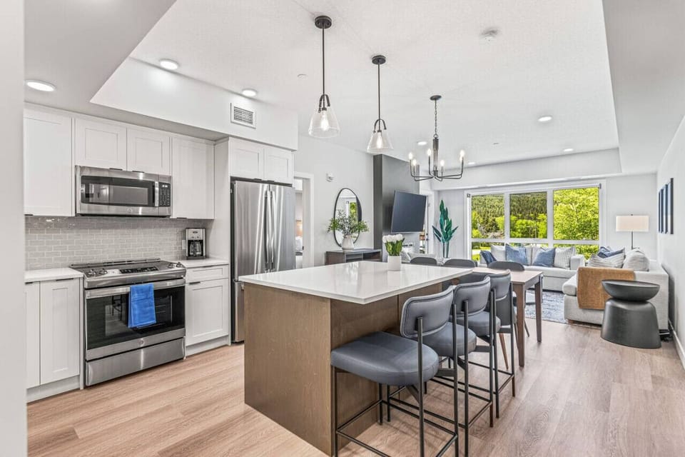 Space to hang out and socialise while cooking your favourite meals